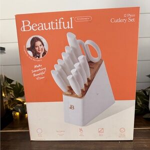 Beautiful Kitchenware White Cutlery Set